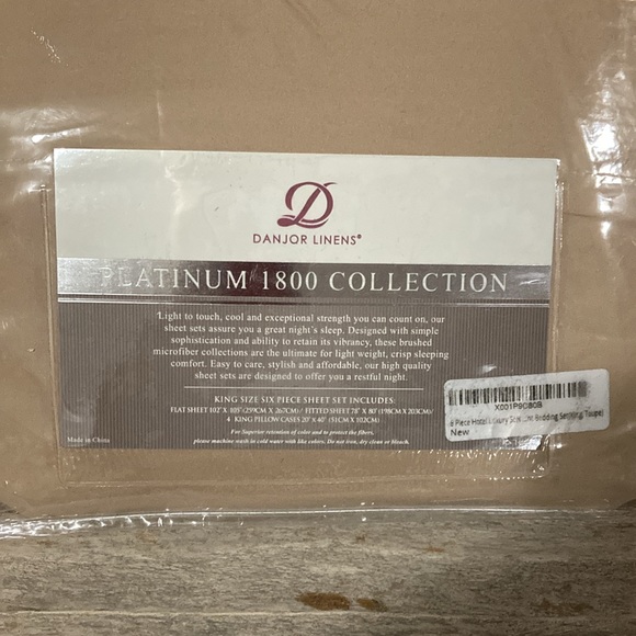 New in package king size sheets from QVC - Picture 6 of 9